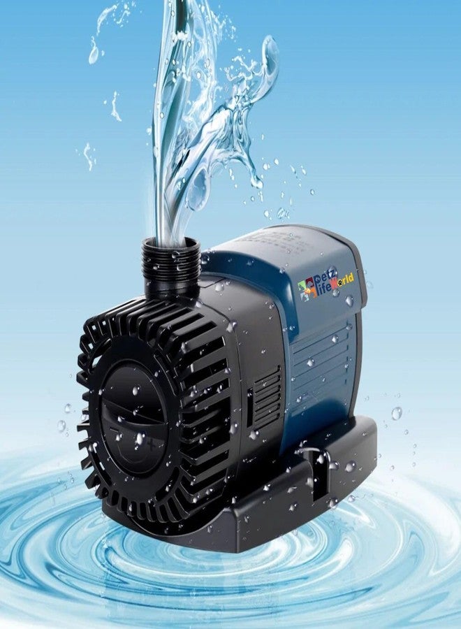VAYINATO (JTP-3800 | Power : 25W | Output : 3800L/H | Maximum Lifting Height : 3.8M) Adjustable Flow Control Submersible Frequency Variation Energy Saving Pump For Aquairum Fish Tank - Image 1